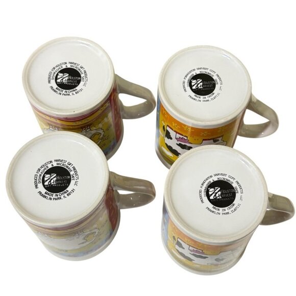 4 Houston Harvest Gift Products LLC Farm Animals Lamb/Sheep Pig Rooster Cow Vtg - Picture 6 of 8